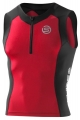 Zobrazit detail zboží: Skins TRI 400 Mens Black/Red Top Sleeveless (Triatlonové funkční prádlo pánské)
