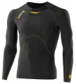 Zobrazit detail zboží: Skins Bio A400 Mens Black/Yellow Top Long Sleeve (Aktivní funkční prádlo pánské)