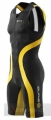 Zobrazit detail zboží: Skins TRI 400 Mens Black/Yellow Skinsuit w Front Zip (Triatlonové funkční prádlo pánské)