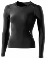 Zobrazit detail zboží: Skins A400 Womens Black/Silver Top Long Sleeve (Aktivní funkční prádlo dámské)